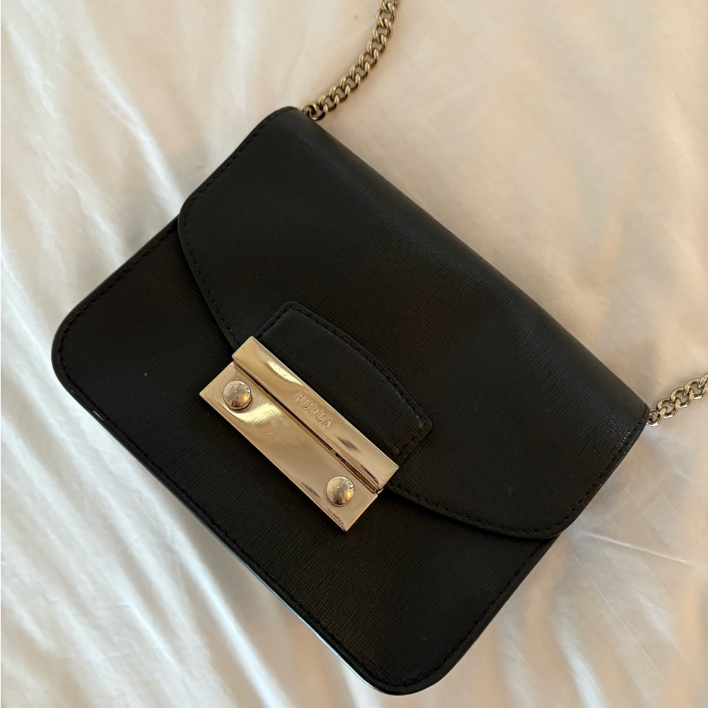Furla Black Mini Julia Bag